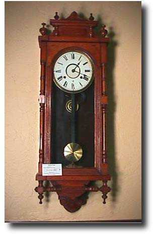 Ansonia "Queen Elizabeth" Wall Clock, Circa 1890. — Antique Clocks Price Guide