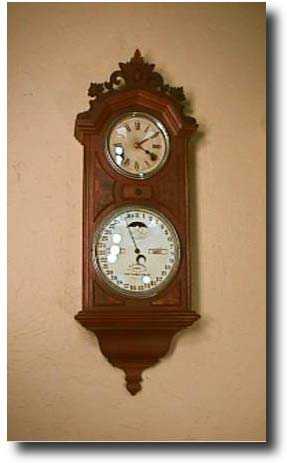 Ithaca Calendar Wall Clock, Circa 1890 — Antique Clocks Price Guide