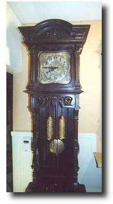 German Art Nouveau Longcase Clock, Circa 1905 — Antique Clocks Price Guide