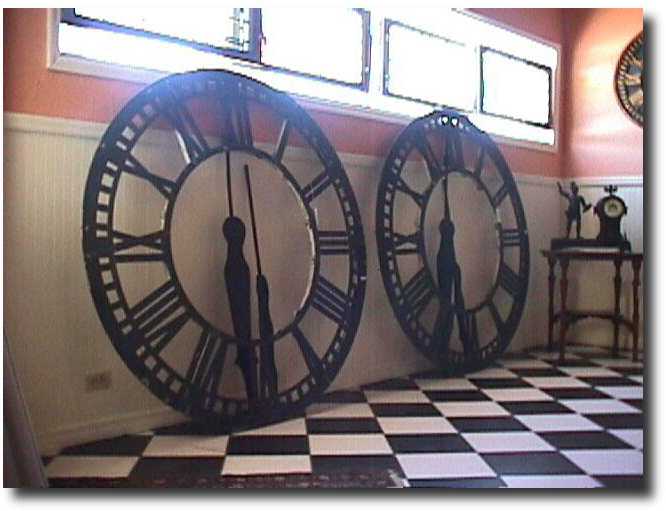 5' Tower Clock Dials, Circa 1920. — Antique Clocks Price Guide