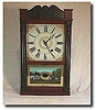 Miniature Woodworks Clock, Circa 1830