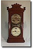 Double Dial Calander Clock, Circa 1866.
