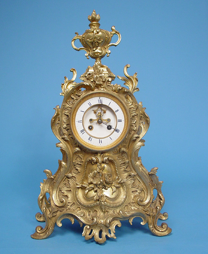 French Ormolu Clock, — Antique Clocks Price Guide