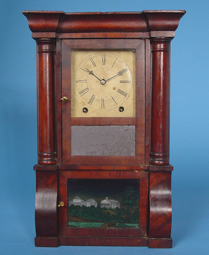 American Daniel Pratt and Son Miniature Empire Clock, — Antique Clocks Price Guide