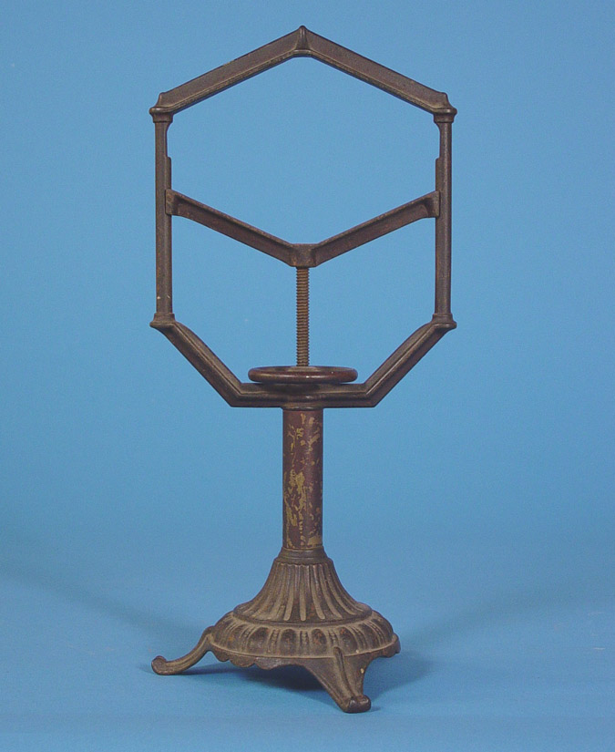 American Rare Early Clock Movement Stand, — Antique Clocks Price Guide
