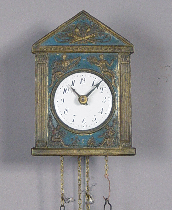 German Unusual Black Forest Wall Clock, — Antique Clocks Price Guide