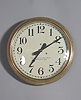 American Standard Electric Time Co. Bronze Gallery Wall Timepiece,