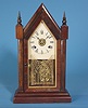 American Waterbury Clock Co. Rosewood Steeple Clock,