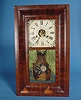 American Chauncy Jerome, New Haven Rosewood Ogee Clock,