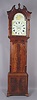 English Thomas Broderick, Preston Mahogany Arch Top Tall Case,