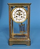 French S Marti, Paris Crystal Regulator Clock with Open Escapement,