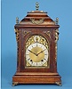 German Winterhalder Hofmeier Mahogany Bracket Clock,