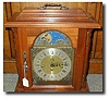 Emperor Moonphase Bracket Clock With Westminister Chimes