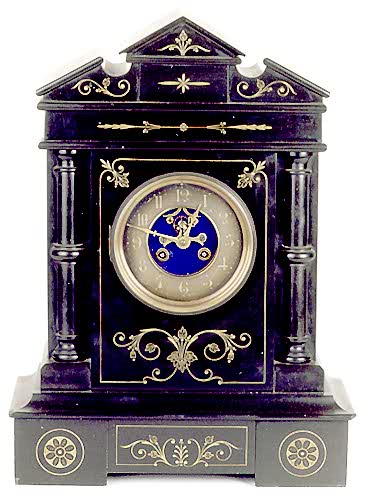 FRENCH VICTORIAN MANTLE CLOCK, — Antique Clocks Price Guide