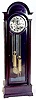 EMPIRE REVIVAL STYLE MAHOGANY GRANDFATHER FLOOR CLOCK, The Herschede Hall Clock Co., Cincinnati, Ohio, Panama Pacific International Exposition, 1915,
