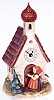 HUMMEL FIGURAL CLOCK, "Chapel Time",