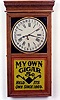 AN INGRAHAM ADVERTISING CALENDAR CLOCK, the "Northwestern",