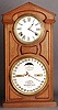 ITHACA CALENDAR SHELF CLOCK, Model No. 7, "Shelf Cottage",
