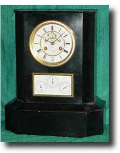 French wood cased Calendar clock c1870 — Antique Clocks Price Guide