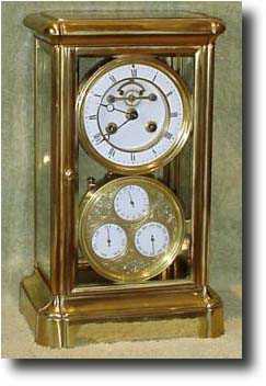 French Perpetual calendar clock c1870 — Antique Clocks Price Guide