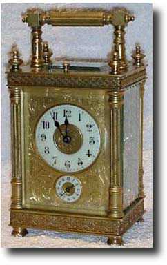 French repeating carriage clock, c1900 — Antique Clocks Price Guide