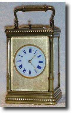 French repeating carriage clock, c1900 — Antique Clocks Price Guide