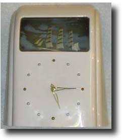 Pink vitascope, c 1946 — Antique Clocks Price Guide
