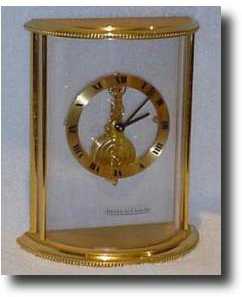 Jaeger le Coultre mantel clock, c1990 — Antique Clocks Price Guide