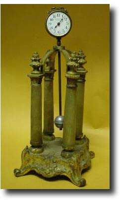 Swinging mystery "Oscillator" Swiss c.1900 — Antique Clocks Price Guide