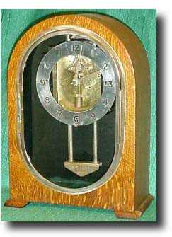 Rare Gravity Clock with "Suntime" trade mark, c1946 — Antique Clocks Price Guide