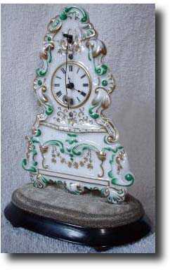 Zappler porcelain clock, c 1870 — Antique Clocks Price Guide