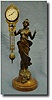 Diana swinging arm mystery clockby Junghans, c1900