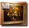 Musical picture frame clock with seven tunes, 19th century