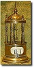 Farcot Rotary pendulum with alarm, annular dial; c1880