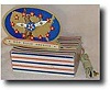USA cardboard 110 volt ac clock c. 1950