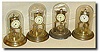4 various torsion clocks.