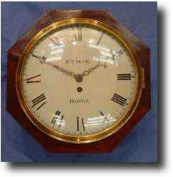 English convex fusee dial clock, c1810 — Antique Clocks Price Guide