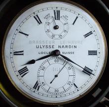 Ulysse Nardin - 2 day in 2 piece mahogany case — Antique Clocks Price Guide