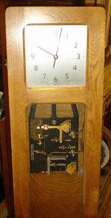 Synchronome master clock. — Antique Clocks Price Guide