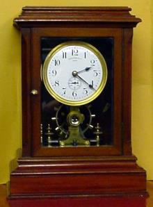 Eureka in mahogany case — Antique Clocks Price Guide