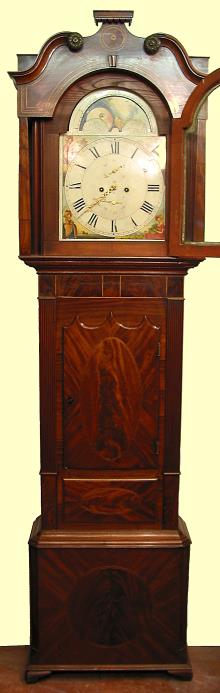 Mahogany and oak, 8 day — Antique Clocks Price Guide