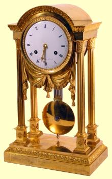 An Empire ormolu clock — Antique Clocks Price Guide