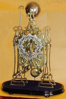 Double fusee skeleton clock — Antique Clocks Price Guide