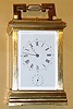 French carriage clock, c. 1900