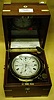 Ship s clock, 3 piece mahogany case, circa 1900