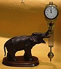 Mystery clock in "Elephant" pattern