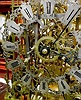 Fine double fusee skeleton striking on a gong, in the "York Minster" pattern,
