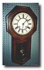 Japanese Seikosha Clock Co. Schoolhouse Style Wall Clock, circa 1890