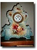 French china cased shelf clock, S. Marti, Paris, c. 1890