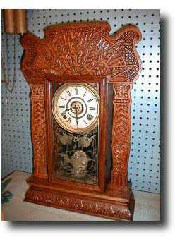 E. Ingraham Co. Gingerbread Mantel Clock, circa 1875 — Antique Clocks Price Guide